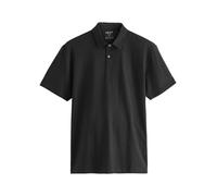 NEXT Hombres Polo de Manga Corta de Corte estándar Negro L