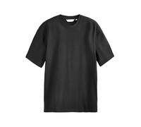 NEXT Camiseta para Hombre, Cuello Redondo, 100% Algodón Resistente Negro S
