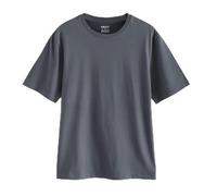 NEXT Camiseta para Hombre, Cuello Redondo, 100% Algodón Gris Pizarra L