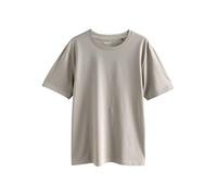 NEXT Camiseta para Hombre, Cuello Redondo, 100% Algodón Neutral Stone S
