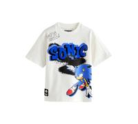 Next Camiseta 'Sonic' ecru / azul 116 ecru / azul