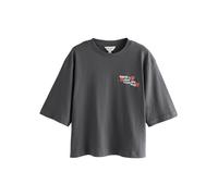 Next Camiseta 'Sugar And Spice' gris oscuro / verde oscuro / rojo / blanco L gris oscuro / verde oscuro / rojo / blanco