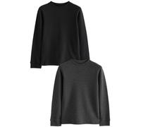 Next Camiseta térmica gris / negro 164 gris / negro