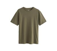 NEXT Camiseta para Hombre, Cuello Redondo, 100% Algodón Verde Caqui XL