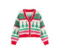 Next Cárdigan 'Christmas Tree' oro / verde / rojo / blanco 98 oro / verde / rojo / blanco