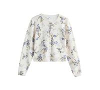 Next Cárdigan ecru / verde / azul violaceo L-XL ecru / verde / azul violaceo