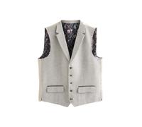 Next Chaleco para traje beige / gris / blanco 42 EUR