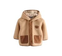 NEXT Chaqueta de forro polar con cremallera y capucha Marrón tostado 1 Años