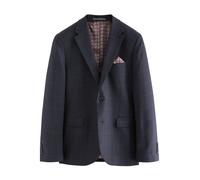 Next Chaqueta tipo saco para negocios 'Prince-of-Wales' navy / azul claro 42 navy / azul claro