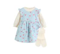 Next Conjunto azul claro / rojo / blanco lana 56 azul claro / rojo / blanco lana