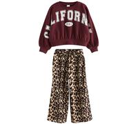 Next Conjunto beige / borgoña / negro / blanco 164 beige / borgoña / negro / blanco