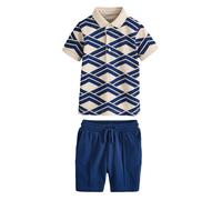Next Conjunto crema / azul 74 crema / azul
