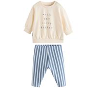 Next Conjunto crema / azul real / azul claro 80 crema / azul real / azul claro