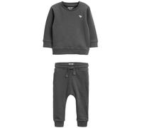 NEXT Conjunto de pantalones de chándal y sudadera de punto Gris Carbón 18 Meses