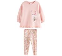 Next Conjunto 'Frill Hem' verde oscuro / naranja claro / rosa claro / blanco 86 verde oscuro / naranja claro / rosa claro / blanco