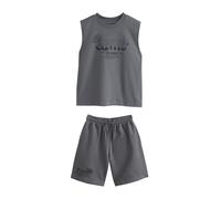 Next Conjunto gris oscuro / negro 128 gris oscuro / negro
