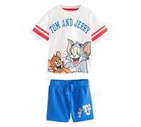 Next Conjunto 'Tom Und Jerry' azul oscuro / gris / rojo sangre / blanco 122 azul oscuro / gris / rojo sangre / blanco