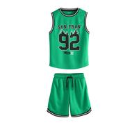 Next Conjunto verde hierba / negro / blanco 170 verde hierba / negro / blanco