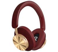 Next Destination Auriculares Inalámbricos de Diadema Bluetooth 5.3, Bajo Potente, Batería 40H, Ajustables, Deportivo, Cancelación de Ruido, Cascos Supraaurales Wireless Headphones Over-Ear Rojo