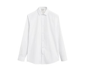 NEXT Hombres Camisa de Cuidado fácil con puño Sencillo de Corte estándar