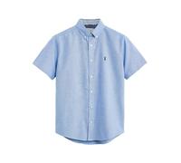 NEXT Hombres Camisa Oxford de Manga Corta