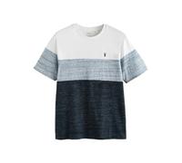 Next Hombres Camiseta Colour Block Azul Marino L