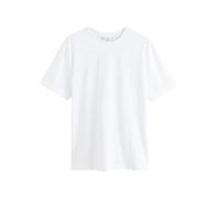 NEXT Hombres Camiseta estándar de Cuello Redondo en algodón Signature Supima® Blanco XL