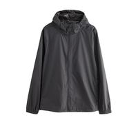 NEXT Hombres Chaqueta Plegable Impermeable y Ligera con Capucha Negro XL