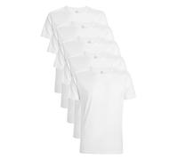 NEXT Hombres Pack de 5 Camisas Interiores de Corte Ajustado 100% algodón Blanco XL