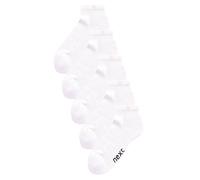 NEXT Hombres Pack de 5 pares de calcetines deportivos de largo medio Blanco EU 46-49
