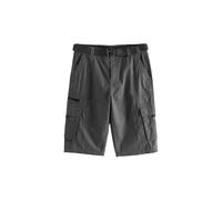 Next Hombres Pantalones Cortos Cargo con diseño Largo y cinturón Gris 38