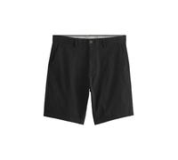 Next Hombres Pantalones Cortos Chinos elásticos de Corte Recto Negro EU 81 Regolare (UK 32R)