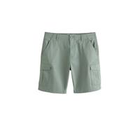 NEXT Hombres Pantalones Cortos elásticos con Alto Contenido de algodón Verde Salvia 34