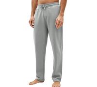 NEXT Hombres Pantalones de chándal con bajo Abierto Gris Claro XXL