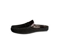 NEXT Hombres Pantuflas Tipo Chinelas Estilo Mocasines con Forro de Piel sintética Signature Negro