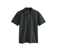 NEXT Hombres Polo de piqué de Manga Corta de Corte Slim Verde Oliva XL