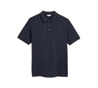 NEXT Hombres Polo de piqué de Manga Corta y Corte estándar Azul Marino L