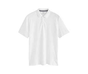 NEXT Hombres Polo de piqué de Manga Corta y Corte estándar Blanco L