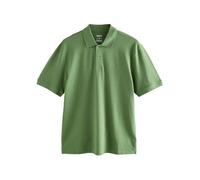 Next Hombres Polo de piqué de Manga Corta y Corte estándar Mid Green L