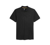 NEXT Hombres Polo de piqué de Manga Corta y Corte estándar Negro L