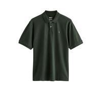 Next Hombres Polo de piqué de Manga Corta y Corte estándar Verde Oliva M