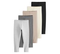 Next Leggings beige / crema / gris claro / gris moteado / negro 152 beige / crema / gris claro / gris moteado / negro