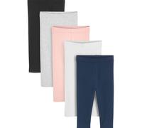 NEXT Niñas Pack de 5 Leggings de algodón Multi 9 Meses