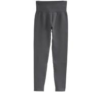 NEXT Mujeres Leggings de Cintura Alta sin Costuras de Punto Acanalado Azul Marino S