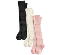 Next Leotardos crema / rosa claro / negro moteado 128 crema / rosa claro / negro moteado