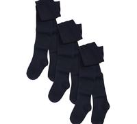NEXT Niñas Pack de 3 pares de medias escolares con alto contenido de algodón Azul Marino 15 Años-16 Años