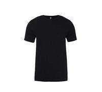 Next Level - Camiseta con Cuello Redondo para Adultos Unisex (L) (Negro)