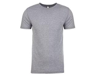 Next Level - Camiseta de Cuello Redondo Tri-Blend para Hombre Caballero (M) (Premium Jaspeado)