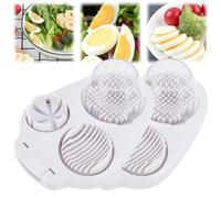 Next Level Egg Slicer,3 en 1 huevo Slicer for Hard Boiled Eggs,Stainless Steel Kitchen Chopper Tool for Strawberry,Grape,Cherry,Tomate (2)