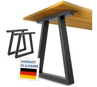 NEXT LEVEL - Patas para Mesas | 65x74cm, Perfil 80x40mm, Metálicas, para Madera y Cristal, Compatible con Anchos de 70, 80, 90 y 100cm | Ideal para Escritorio y Comedor - PM-003